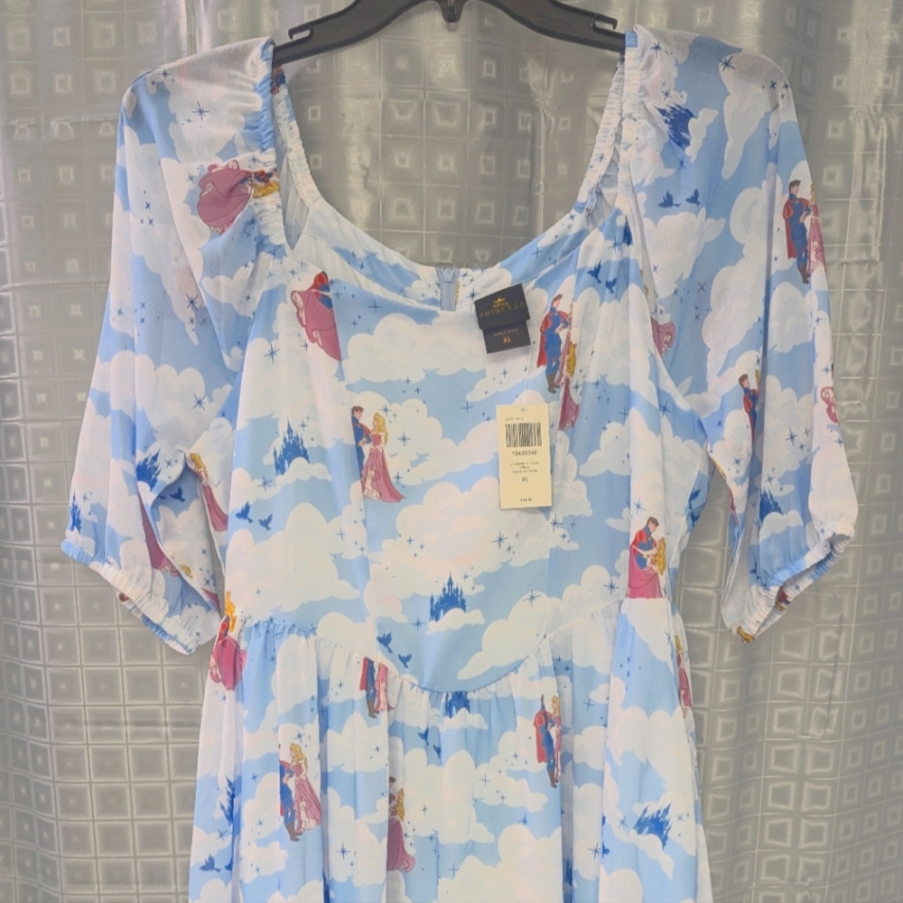 Hot Topic Disney Sleeping Beauty Cloud Dress New With Tags! Junior Size XL